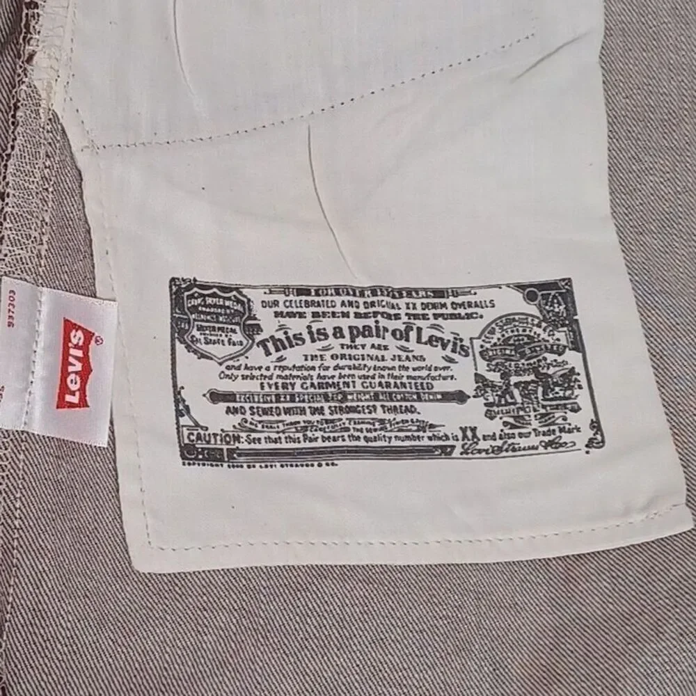 Vintage Levi's 501 XX Classic Buttonfly Rust Burgandy Jeans Men's Size 40x30 Y2K